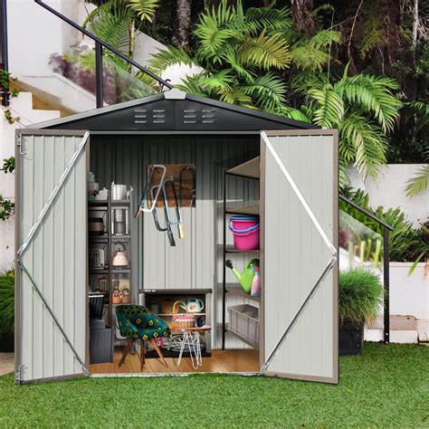 6x4 metal storage shed